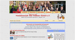 Desktop Screenshot of mandolinenclub-muelheim.de