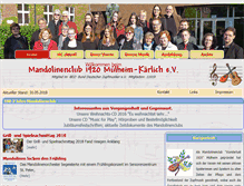 Tablet Screenshot of mandolinenclub-muelheim.de